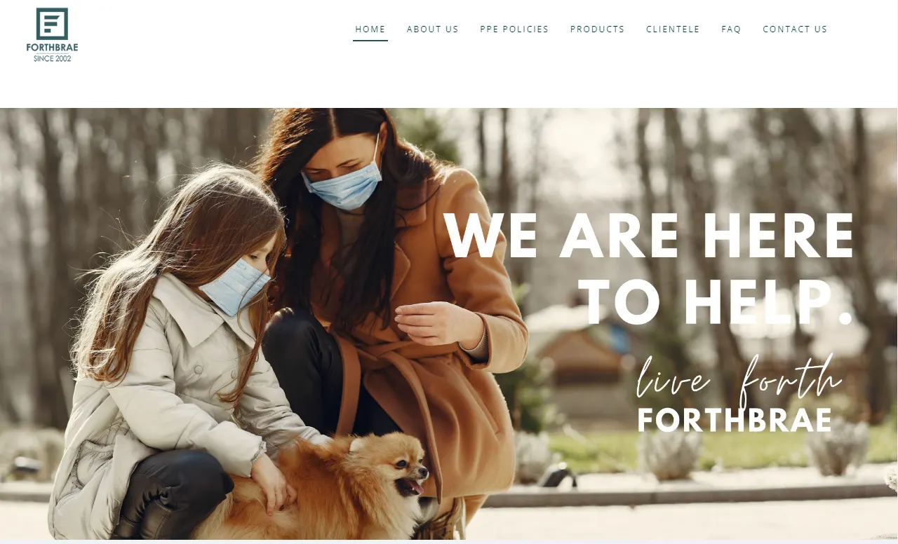 Homepage of Forth Brae