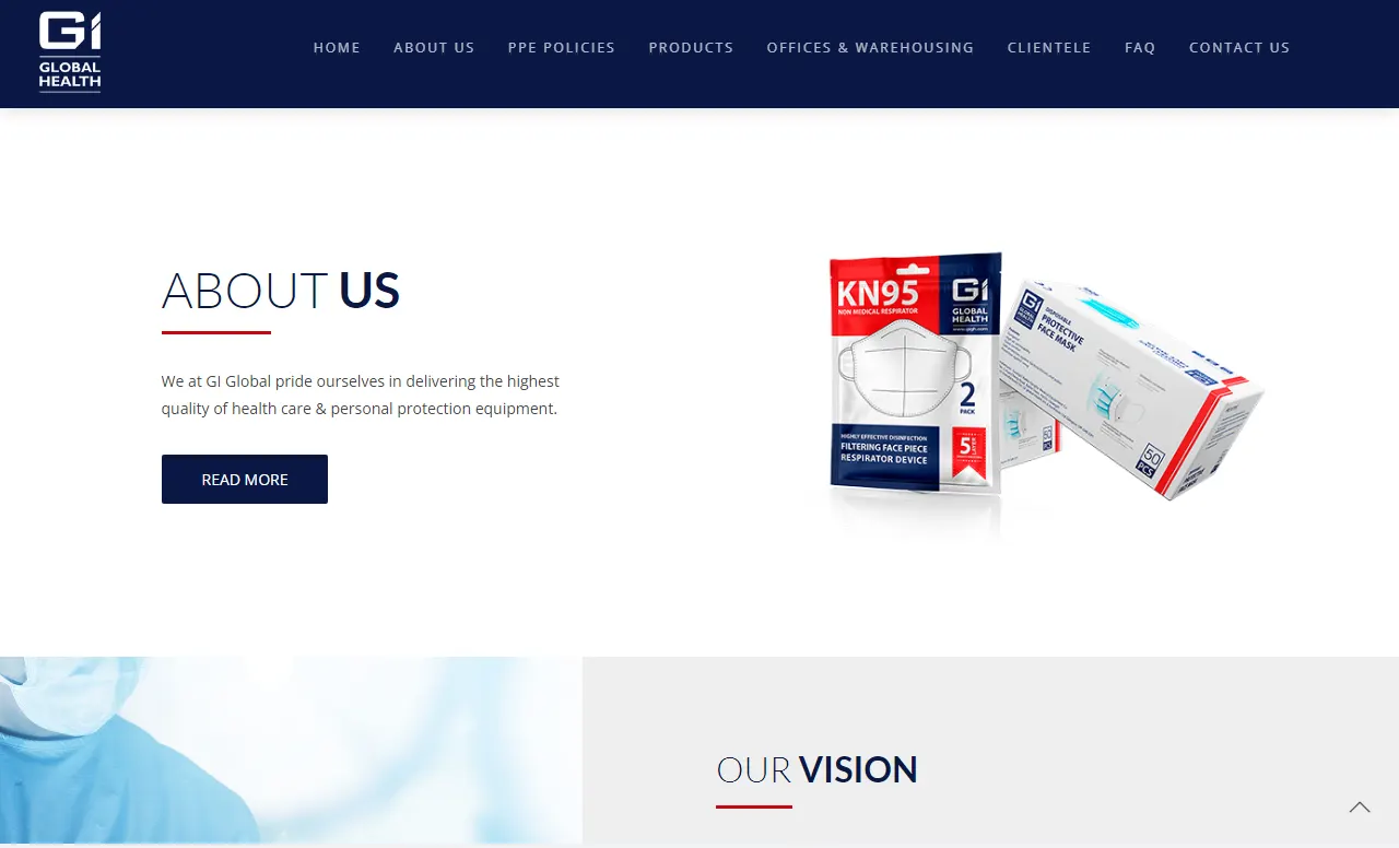Homepage of GIGH
