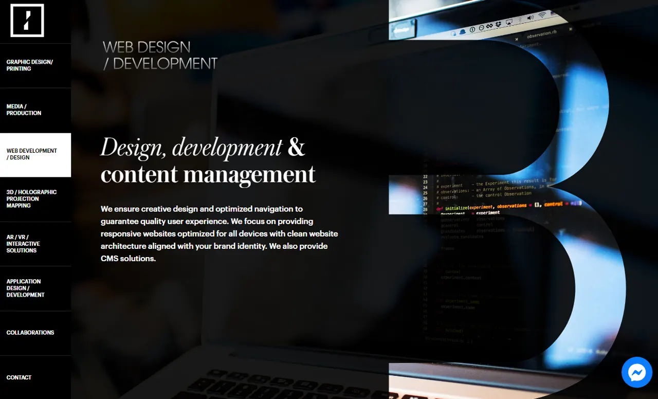 Homepage of Obelisk Media