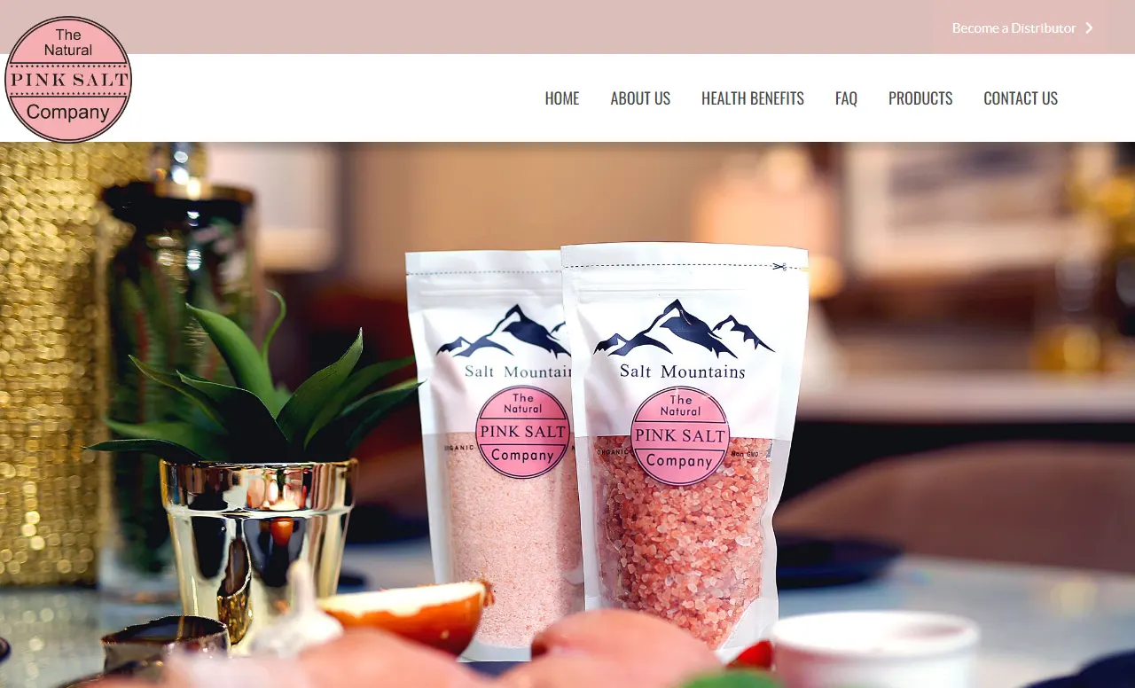 Homepage of Natural Pink Salt